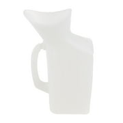 Women Men Reusable Portable Urinal Bottle Pee Bag Incontinence Pee Can Container For Travel Outdoor Camping 1000 Ml White